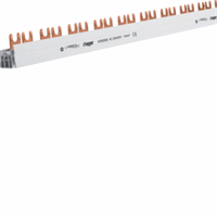 Hager KDN263B - Aansluitrail vork 2-polig 10 mm² 56 modulen