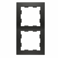 Peha 00276752 - Afdekraam 2-voudig mat zwart
