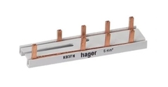 Hager KB3FN - aansluitrail 2-polig 5 module