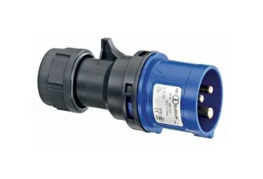 ABL CEE Stecker, IP44, 32A, 3-polig, 230V, 6h, blau S32S20