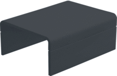 Canalit 934041 - systeem25 eindstuk 25x13mm zwart zak 2 stuks