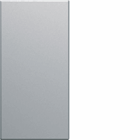 Hager - WXF688T - Gallery blindplaat, 22,5 mm, alulook