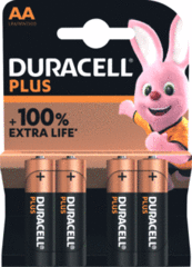 Duracell PLUS AA X4 - mn1500plus - penlite batterij AA LR6 blister 4 stuks