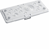 Hager FZ460N - Flensplaat metrisch, univers, IP44/54, klasse II