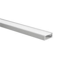 Yphix 50289400 - LED strip profiel Felita aluminium extra laag 1m incl. melkwitte afdekkap