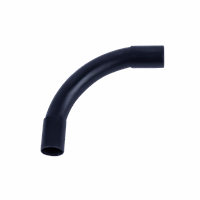 Pipelife 1196901552 - pvc polvalit uvs bocht 19mm 90° zwart