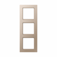 Jung AC583CH - Afdekraam 3-voudig Acreation champagne
