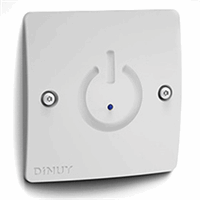 DINUY PT EMP 004 - pt.emp.004 - trappenh. tijdschakelaar 2 draads - inbouw - wit
