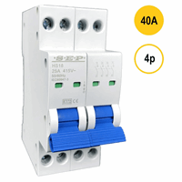SEP Europe - hs18-440 - hs18 last.scheider. 4p 40amp (36mm)