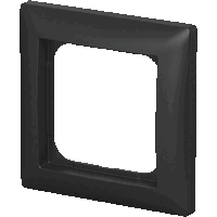 Afdekramen Mat zwart