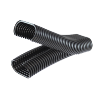 FRÄNKISCHE 38448000 - deelbare flexibele buis; zwart rol 20 meter