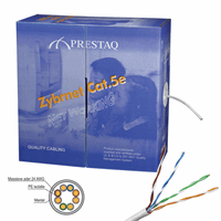 Grayle 010.03.701031 - UTP kabel cat.5e massief awg24 grijs doos 305 meter