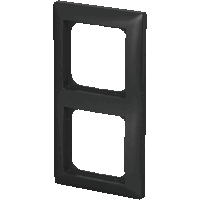 Busch Jaeger 2CKA001725A1569 - afdekraam 2-voudig si-b-matzwart
