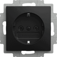 Busch Jaeger 2CKA002011A6344 - wcd randaarde inbouw Balance mat zwart 20 EUCR-915