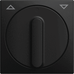 Busch Jaeger 2CKA001753A0218 - draaiknop jaloezieschakelaar Balance SI zwart mat (2542 DR-915)