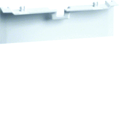 Hager SL20115A9016 - SL, plintpasstuk voor outlet voor goot 115 mm hoog, verkeerswit