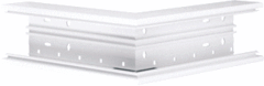 Hager BR6510039016 - BR65 bodemprofiel buitenhoek 68x100 mm, verkeerswit