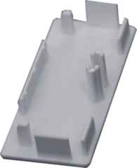 Canalit 955803 - eindstuk 60x40mm wit