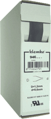 Klemko 946120 - Krimpkous 2:1 9,5>4,5mm, zwart, 8 meter in trekbox