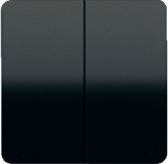 Jung CD595SW - wipplaat serie zwart cd595sw