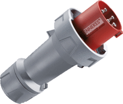 Mennekes 3325 - cee contactstop stekker 63a 5-polig 6h 400v