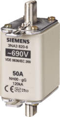 Siemens 3NA3820 - mespatroon 50 ampere