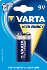 Varta 6LR61VAALKBLS - 4922 batterij 9 volt alkaline 6lr61 blister 1 stk