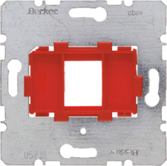 Berker 454001 - draagplaat 1-voudig rood