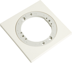 ABL SURSUM 0010-012 - 0010012 - montageplaat uniek met ring (voor 220v wcd op perilexdoos)